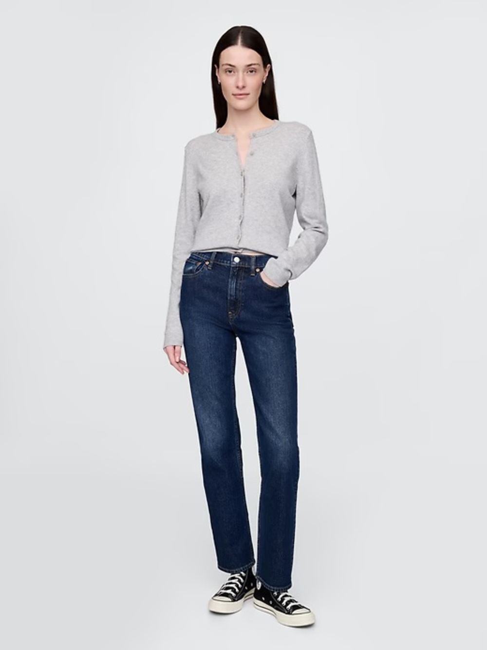 NWOT GAP 90s Straight Women’s Dark Was Jeans Sz 8 29 S
